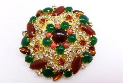 Fall Cabochons Brooch