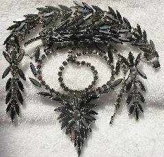 Hematite Navettes Earrings Clip