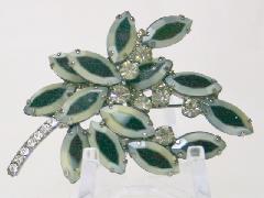 Navettes Multi-Color/Shaded Brooch