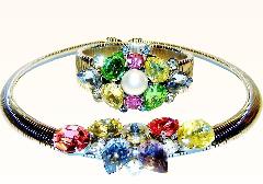 Pastel Pear Necklace
