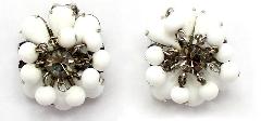 Gray (black Diamond) Pear Earrings Clip