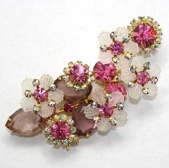 Pink Pear Brooch