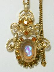 Topaz Oval Pendant