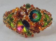 Topaz Navettes Rivoli/Margarita Bracelet Clamper