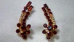 Topaz Baguettes Earrings Clip