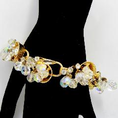Clear Chatons Only Bracelet 5 Link