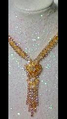 Clear Chatons Only Necklace