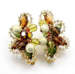 Fall Navettes Earrings Clip