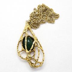 Green Cabochons Pendant