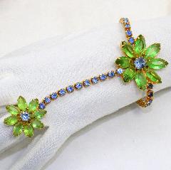 Green Navettes Bracelet Slave