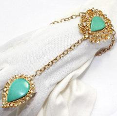 Green Pear Bracelet Slave