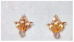 Clear Chatons Only Earrings Clip