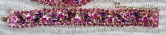 Pink Navettes Bracelet Flat Push In