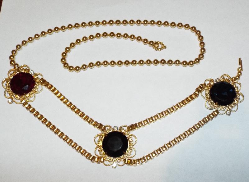 Front view of Topaz Dentelle Belt