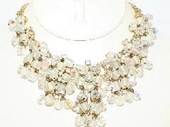 Clear Chatons Only Necklace