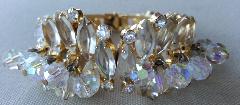 Clear Navettes Bracelet Clamper