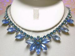 Blue Navettes Necklace