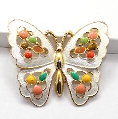 White (chalk Or Milk) Chatons Only Pendant