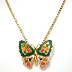 Green Chatons Only Pendant