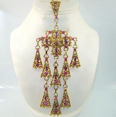 Multiple Colors Navettes Pendant