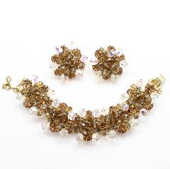 Topaz Chatons Only Earrings Clip