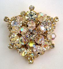 Clear Chatons Only Brooch