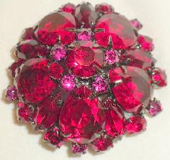 Red Pear Brooch