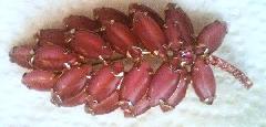 Pink Cabochons Brooch