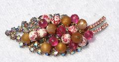 Pink Chatons Only Brooch