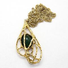 Black (jet) Cabochons Plastic Pendant