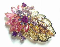 Pastel Navettes Brooch
