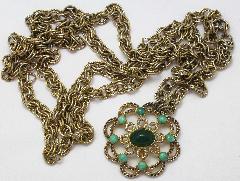 Green Cabochons Belt