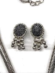 Clear Oval Molded/Cut Earrings Clip