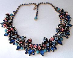 Blue Navettes Necklace