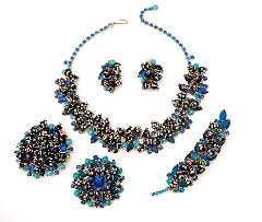 Blue Navettes Pin Pendant