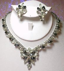 Hematite Navettes Earrings Clip