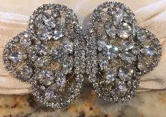 Clear Navettes Belt Buckle