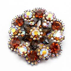 Topaz Navettes Brooch