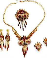 Topaz Navettes Necklace