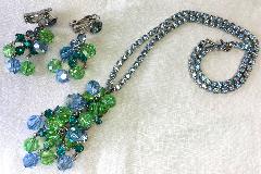 Multiple Colors Chatons Only Earrings Clip
