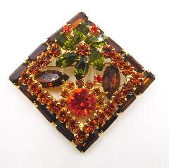 Topaz Baguettes Brooch