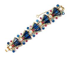 Patriotic Triangle Bracelet 5 Link