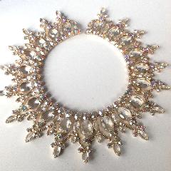 Clear Oval Necklace