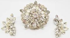 Clear Baguettes Brooch