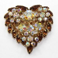 Topaz Navettes Brooch