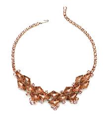 Pink Diamond Frosted Necklace