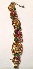 Topaz Oval Spotted Bracelet 5 Link