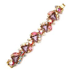 Pastel Triangle Bracelet 5 Link
