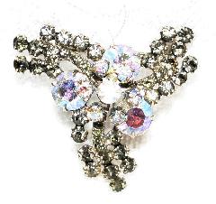Gray (black Diamond) Chatons Only Brooch