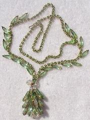 Green Navettes Necklace